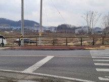 아산 제2테크노밸리 진입도로 난간 보수공사